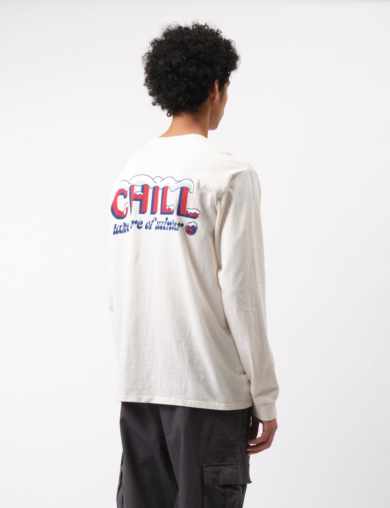 Patagonia Chill Long Sleeve T-Shirt - Birch White