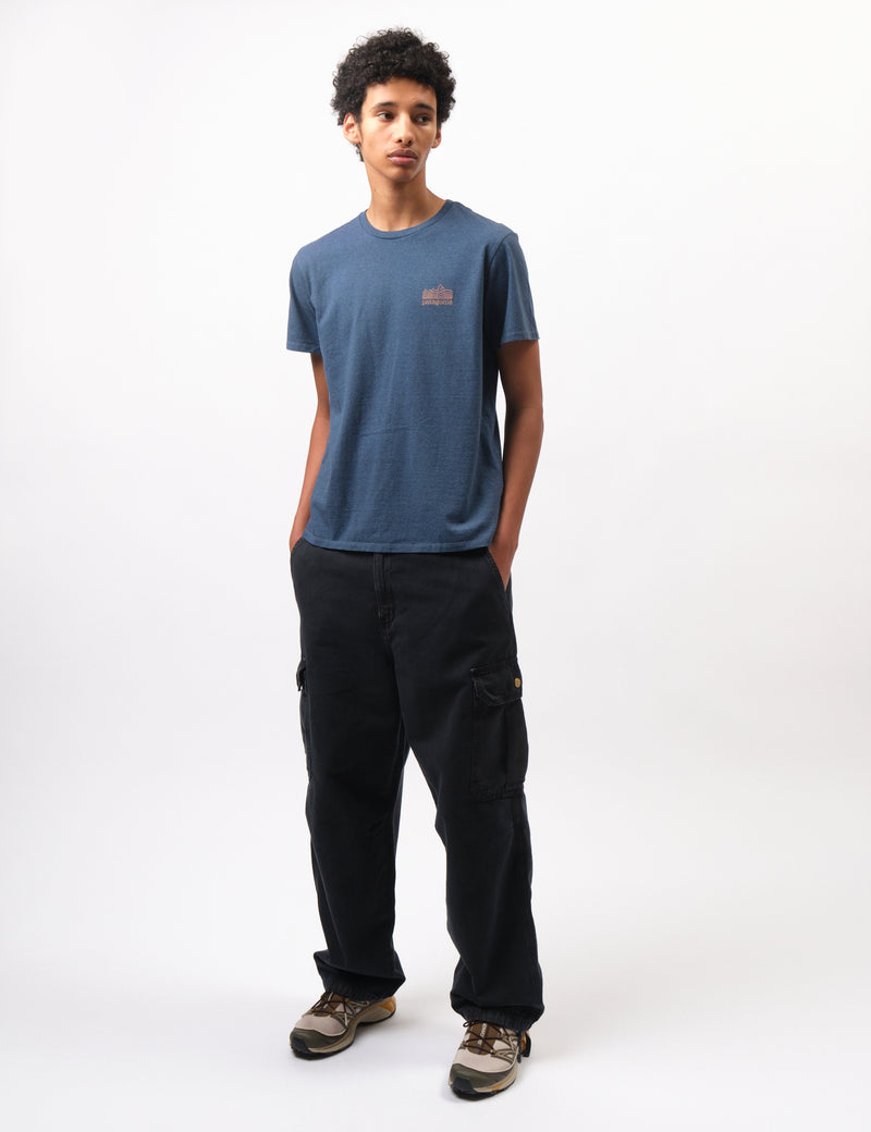 Patagonia Strataspire Responsibili-Tee T-Shirt - Utility Blue