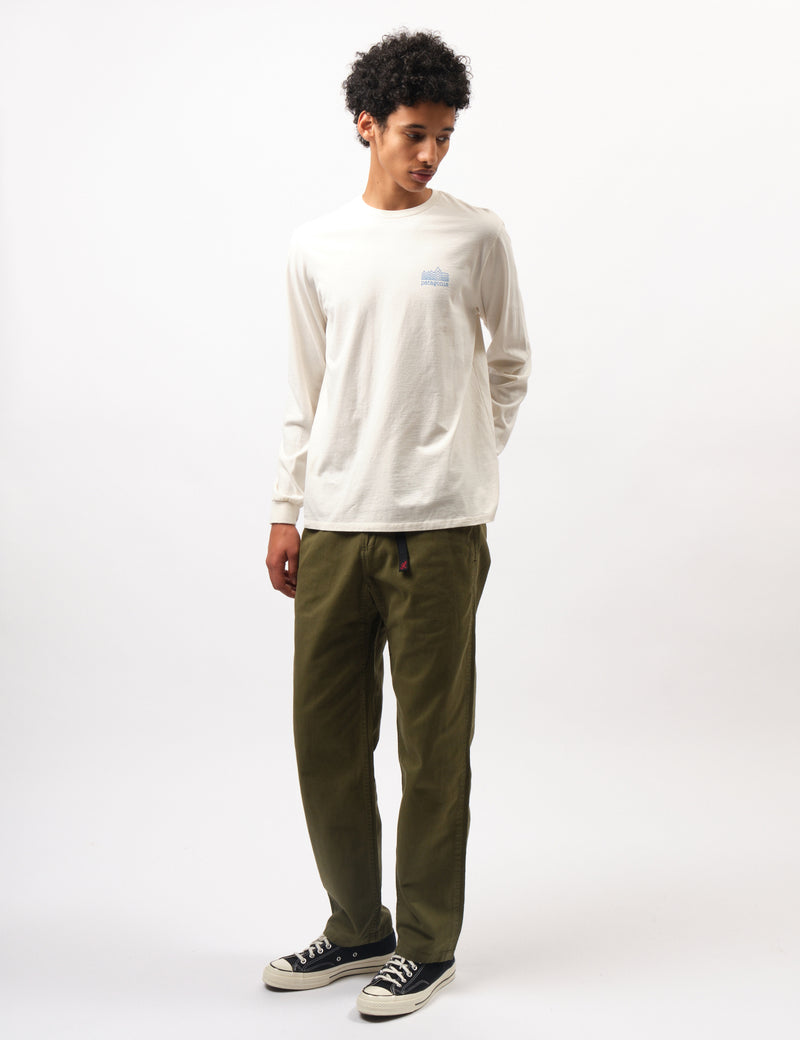 Patagonia Strataspire Long Sleeve T-Shirt - Birch White