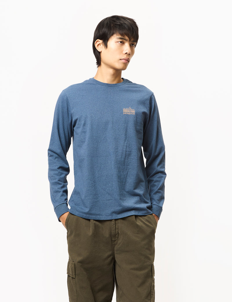 Patagonia Strataspire Long Sleeve T-Shirt - Utility Blue