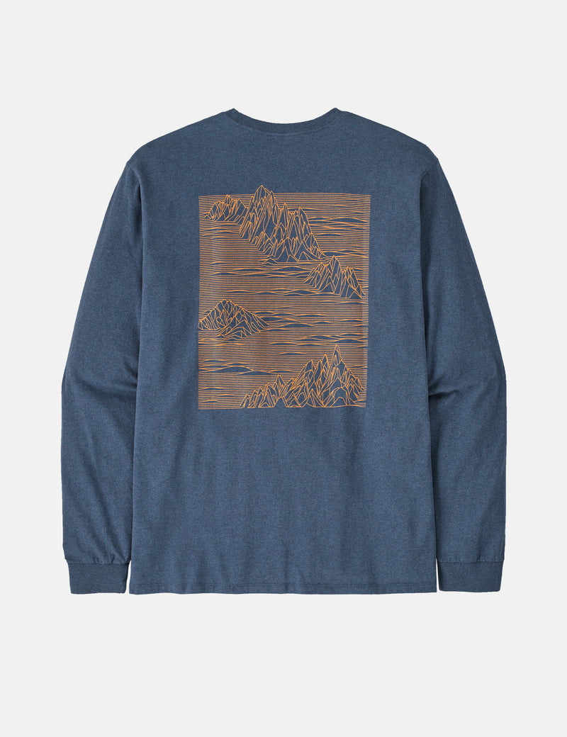 Patagonia Strataspire Long Sleeve T-Shirt - Utility Blue