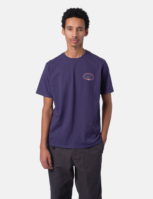 Patagonia Clean Climb Roots Responsibili-Tee T-Shirt - Plummet Purple