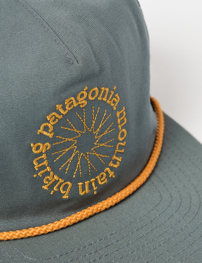 Patagonia Airfarer Spoke Stencil Trucker Cap - Nouveau Green