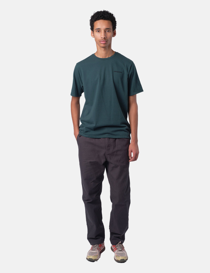 Patagonia P-6 Logo Responsibili-Tee T-Shirt - Cascade Green
