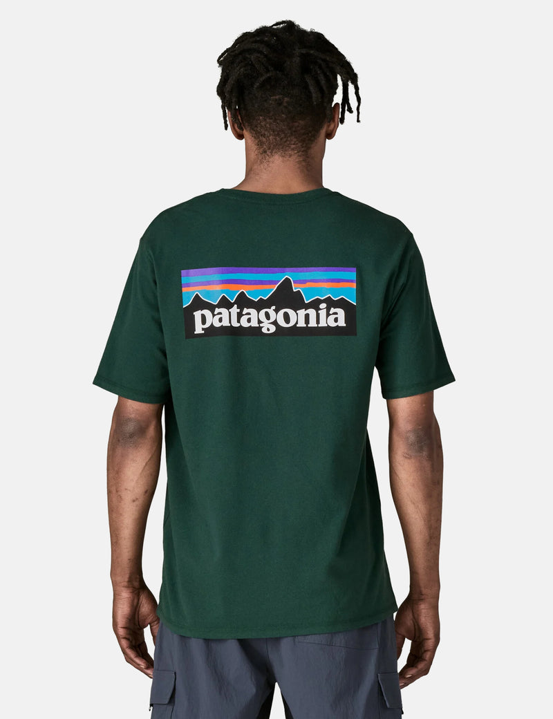 Patagonia P-6 Logo Responsibili-Tee T-Shirt - Cascade Green