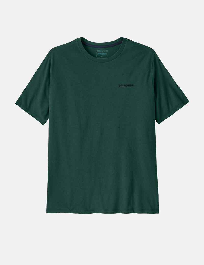 Patagonia P-6 Logo Responsibili-Tee T-Shirt - Cascade Green