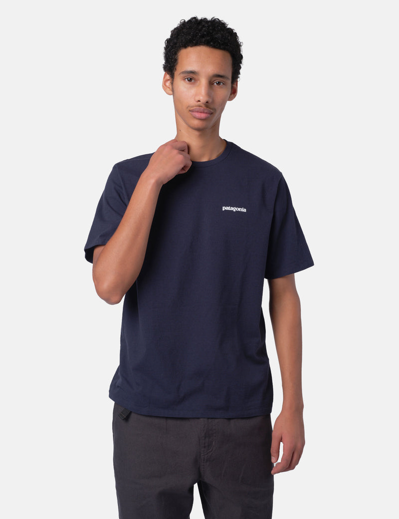 Patagonia P-6 Logo Responsibili-Tee T-Shirt - New Navy Blue