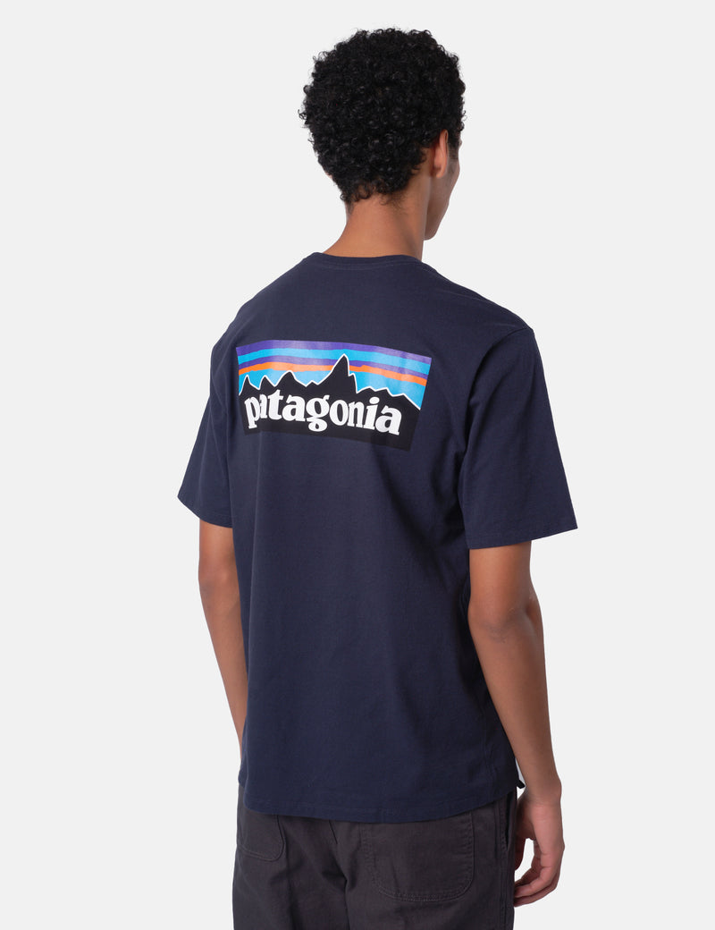 Patagonia P-6 Logo Responsibili-Tee T-Shirt - New Navy Blue