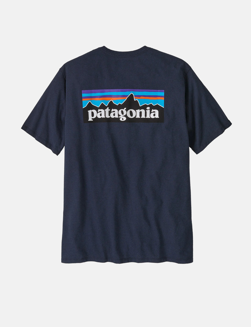Patagonia P-6 Logo Responsibili-Tee T-Shirt - New Navy Blue