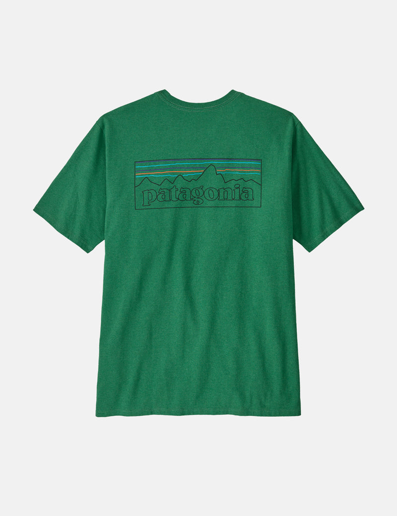 Patagonia P-6 Logo Responsibili-Tee T-Shirt - Heartleaf Green