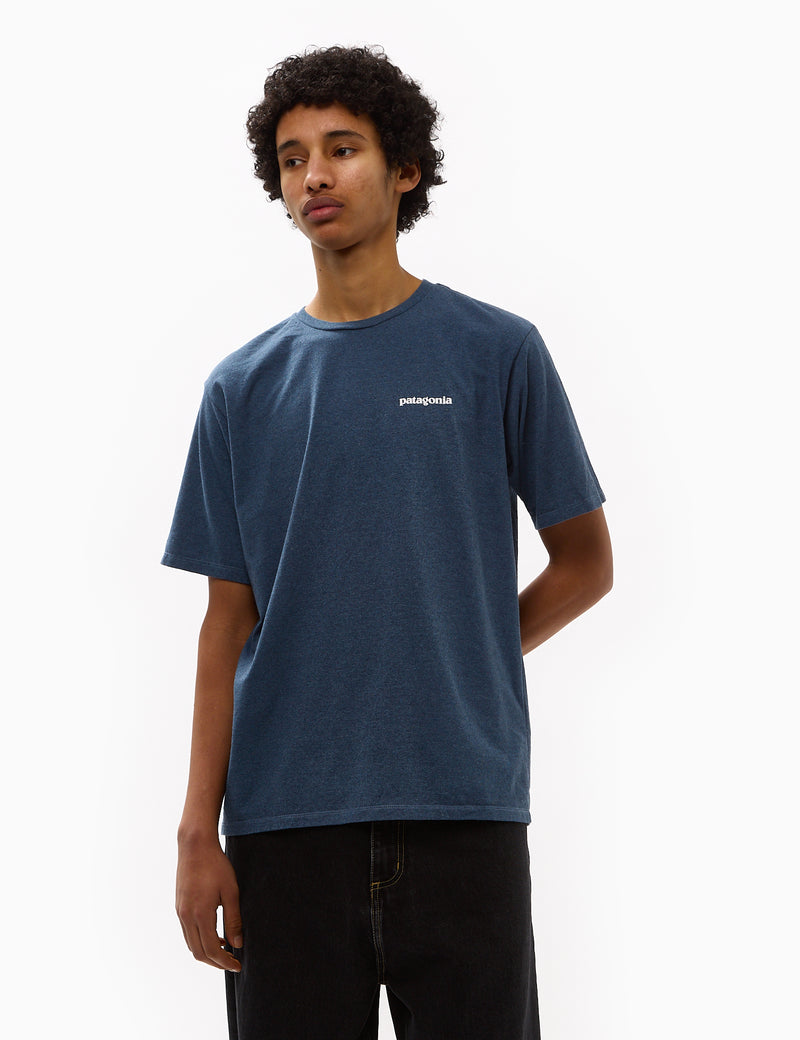 Patagonia P-6 Logo Responsibili-Tee T-Shirt - Utility Blue