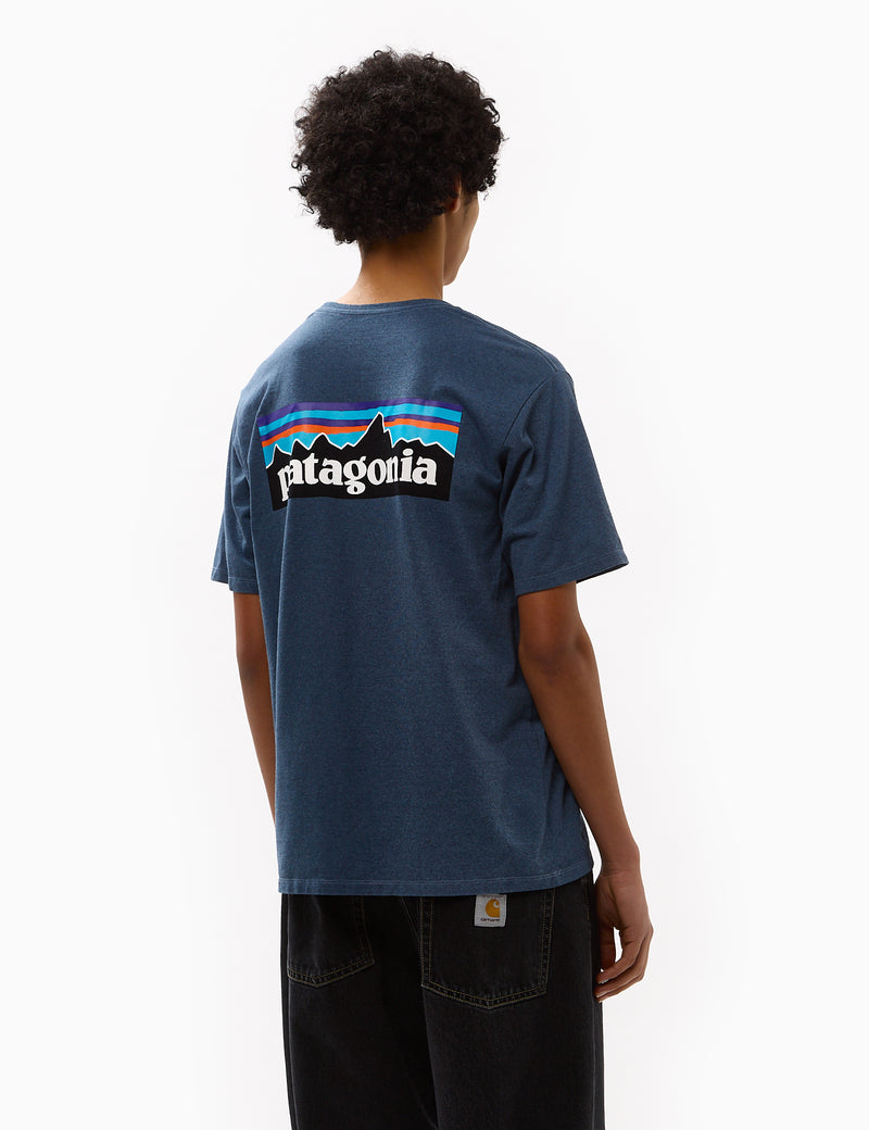 Patagonia P-6 Logo Responsibili-Tee T-Shirt - Utility Blue