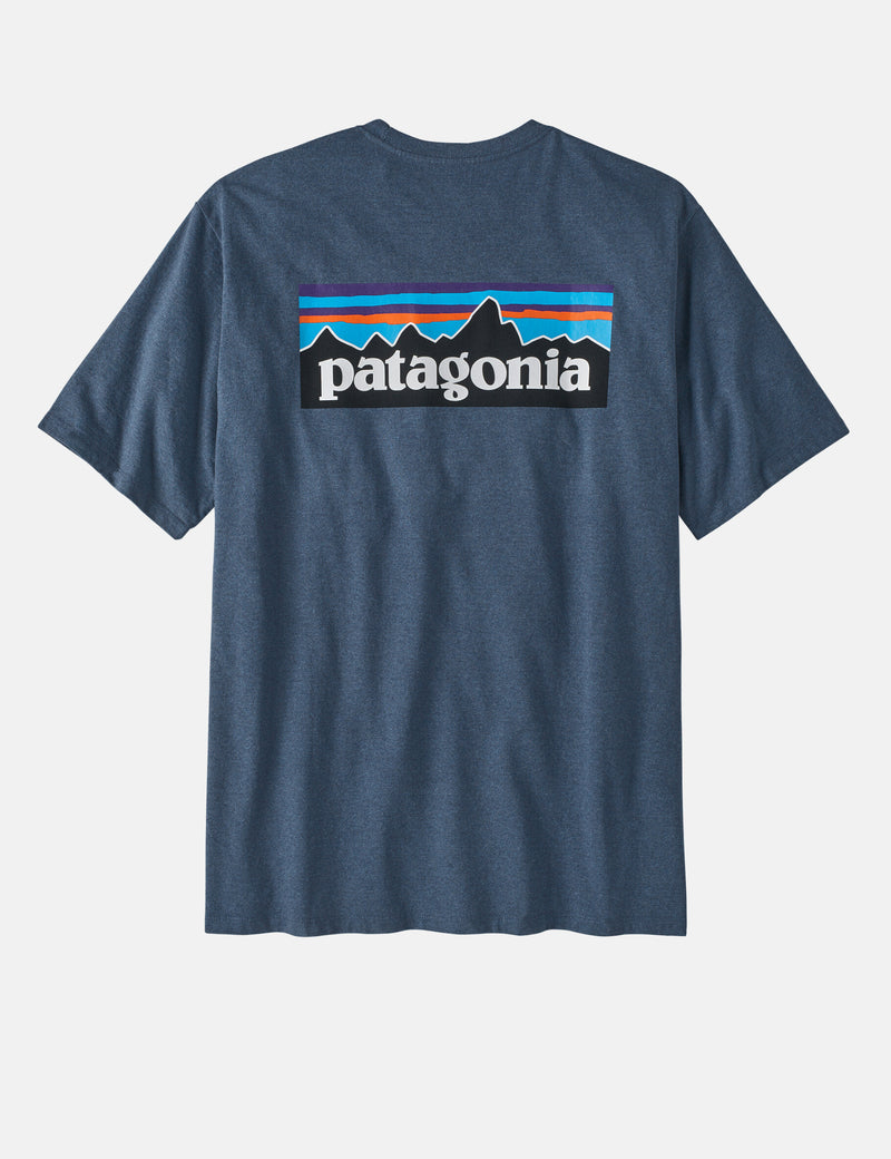 Patagonia P-6 Logo Responsibili-Tee T-Shirt - Utility Blue