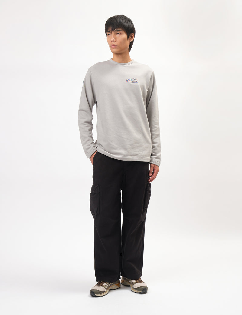 Patagonia Unity Fitz Wildrise Crew Sweatshirt - Salt Grey