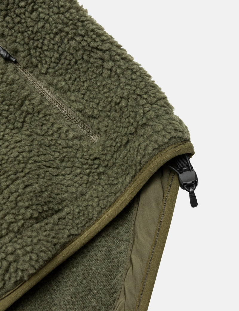 Elliker Keld Fleece Jacket - Olive Green