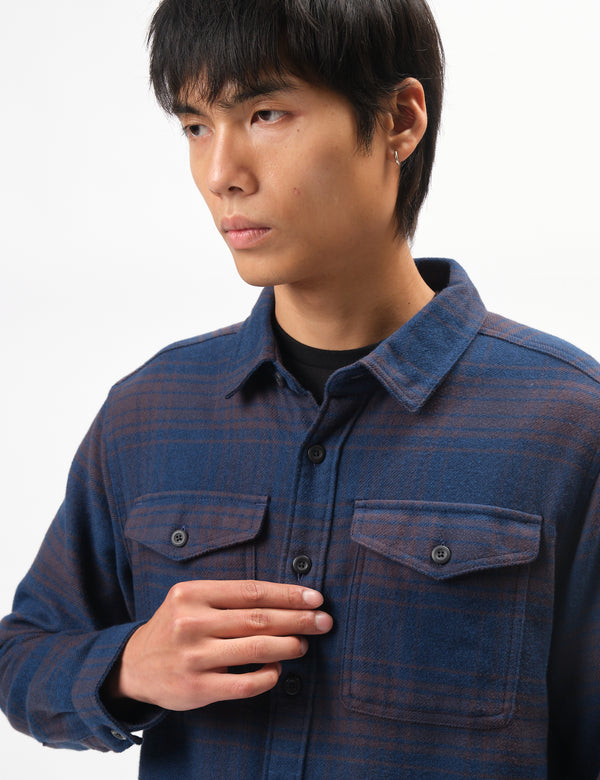 Patagonia Fjord Flannel Cascade Shirt - Tidepool Blue