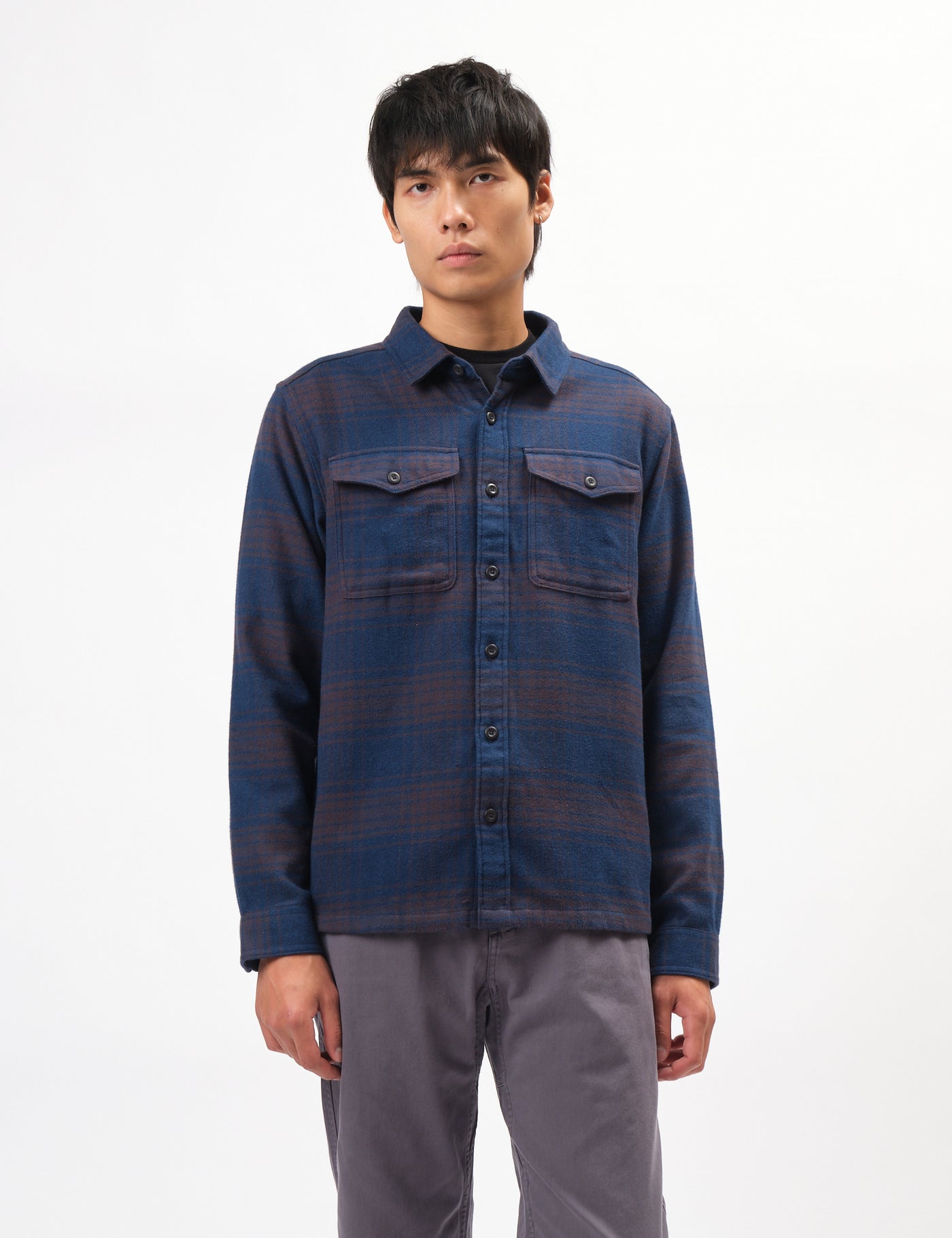 Patagonia Fjord Flannel Cascade Shirt - Tidepool Blue | Urban