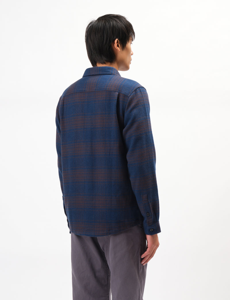 Patagonia Fjord Flannel Cascade Shirt - Tidepool Blue