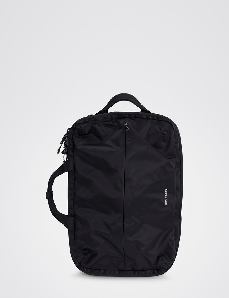Norse Projects Nylon Twill 3-Way Bag (Recycled) - Black