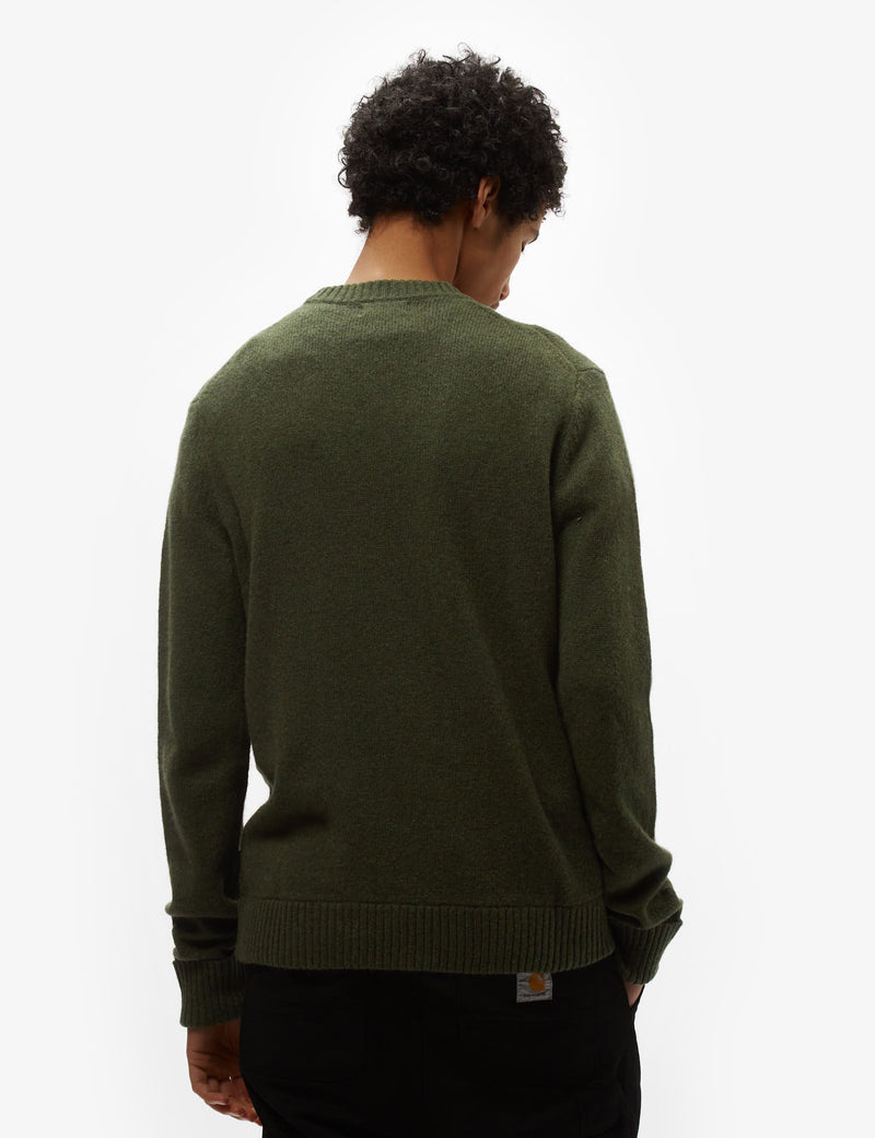 Patagonia Recycled Sweatshirt (Wool Blend) - Basin Green