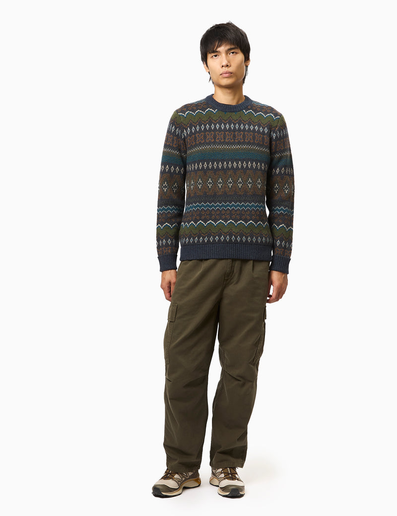 Patagonia Wool-Blend Helmsman Sweater - Smolder Blue