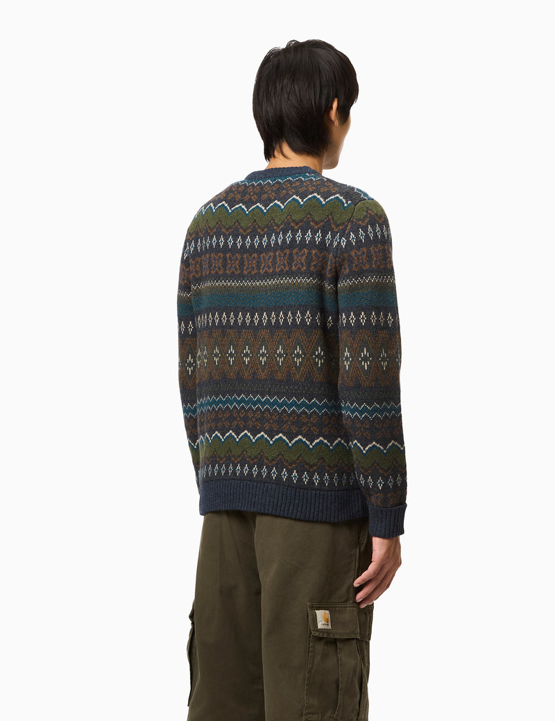 Patagonia Wool-Blend Helmsman Sweater - Smolder Blue