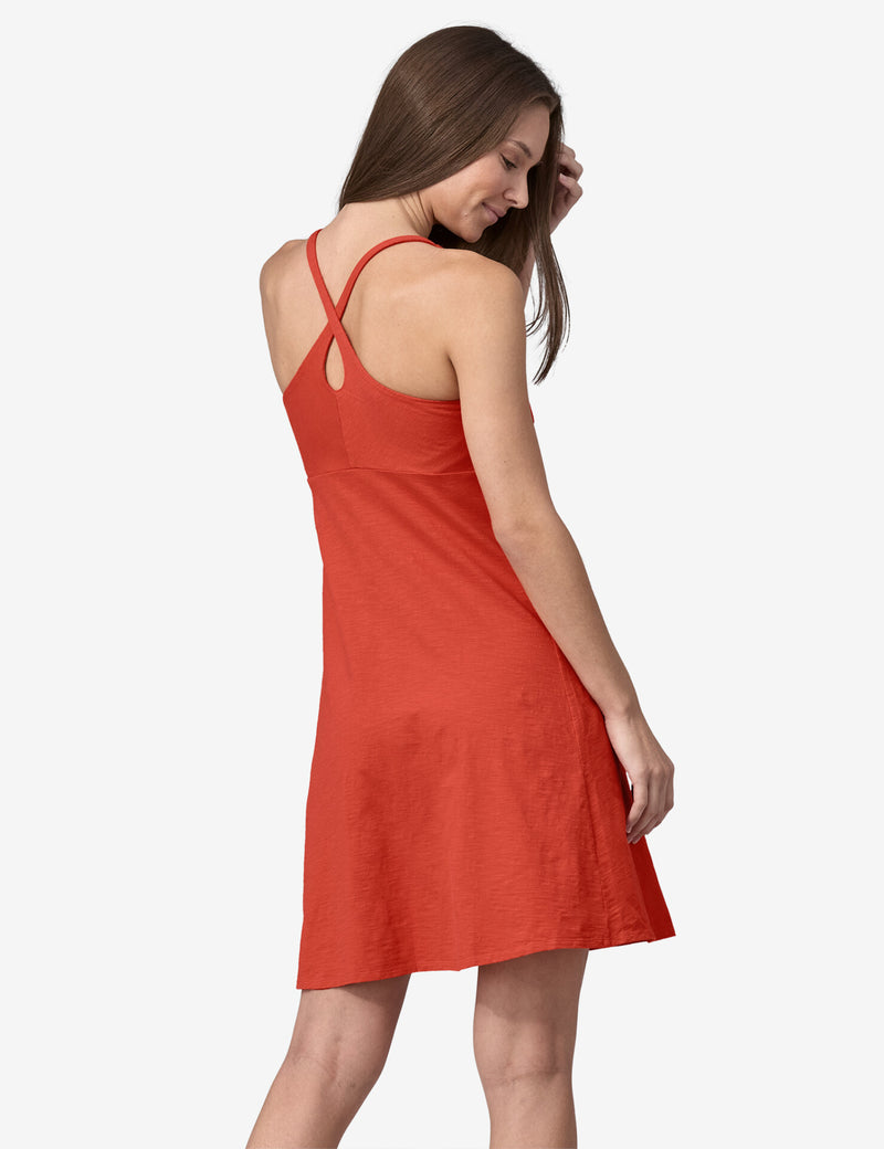 Patagonia Women's Amber Dawn Dress Pimento Red Urban Excess