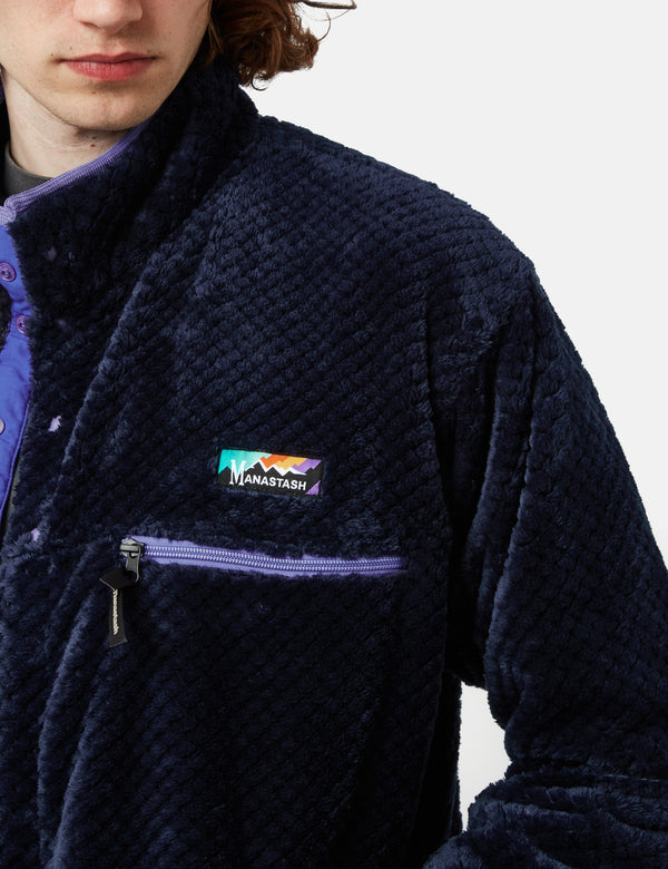 Manastash Poppy Thermal Fleece - Navy Blue