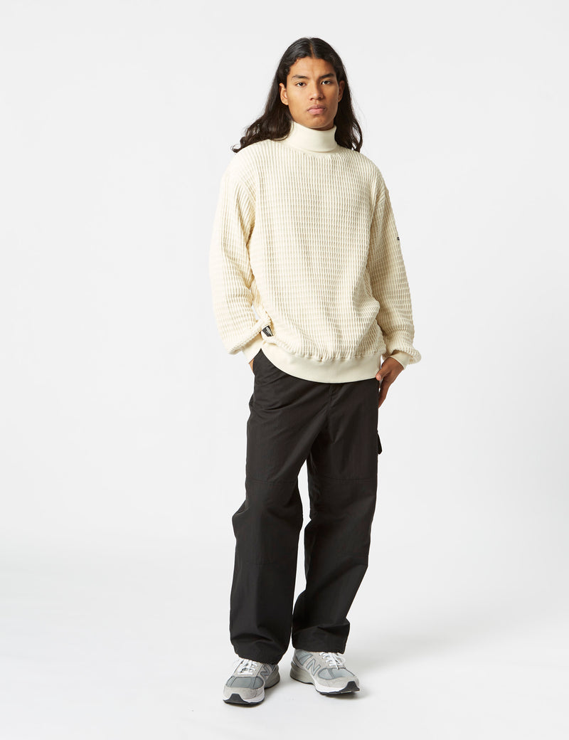 Manastash Snuggle Snug Thermal Turtle Neck - Natural