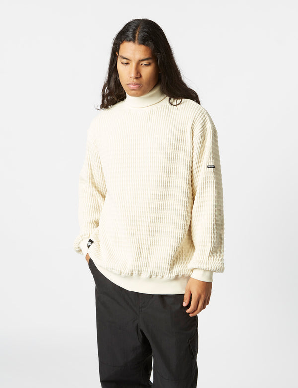 Manastash Snuggle Snug Thermal Turtle Neck - Natural