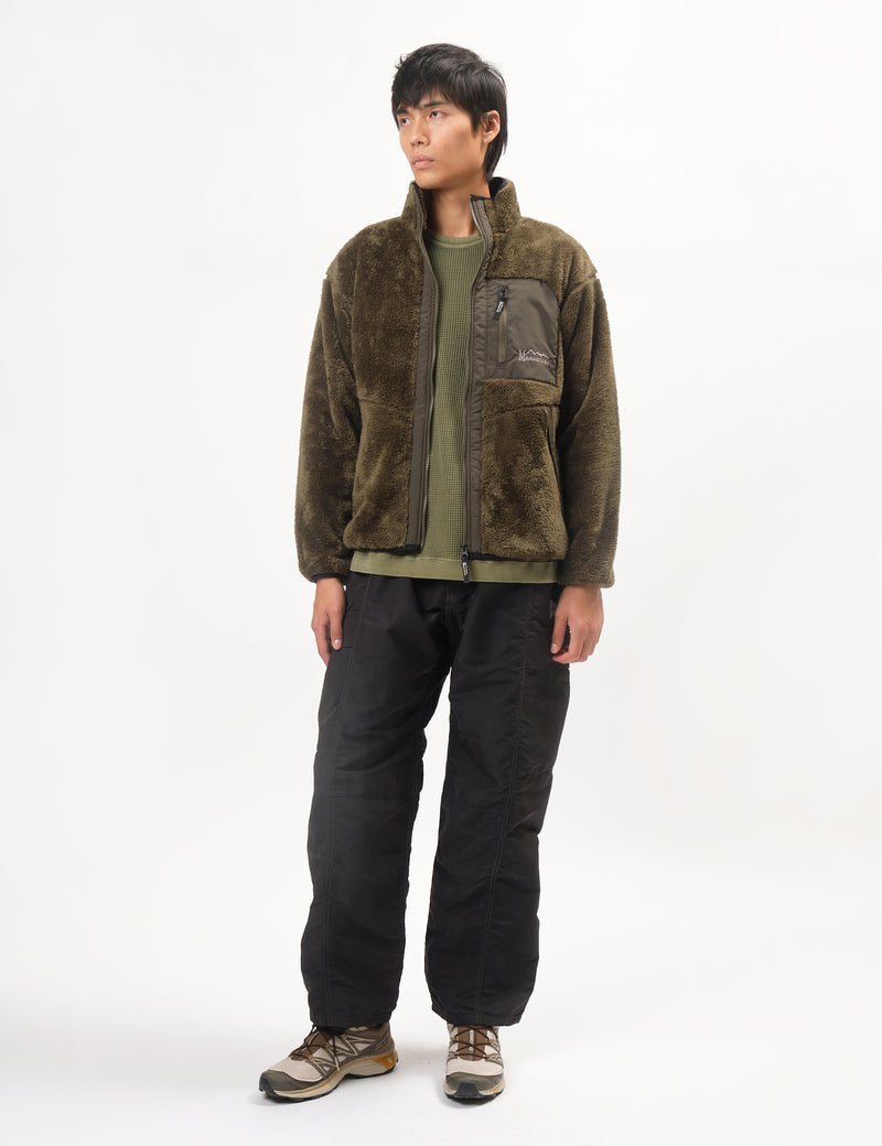 Manastash Bigfoot Fleece Jacket '24 - Olive Green