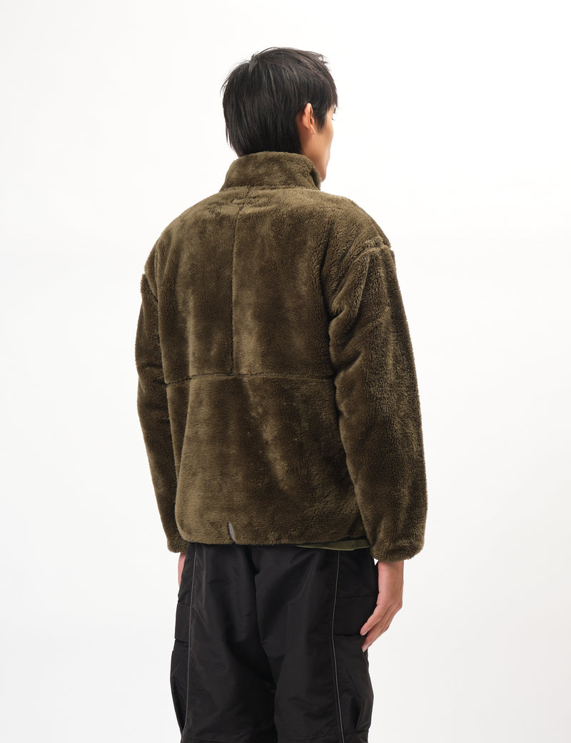 Manastash Bigfoot Fleece Jacket '24 - Olive Green