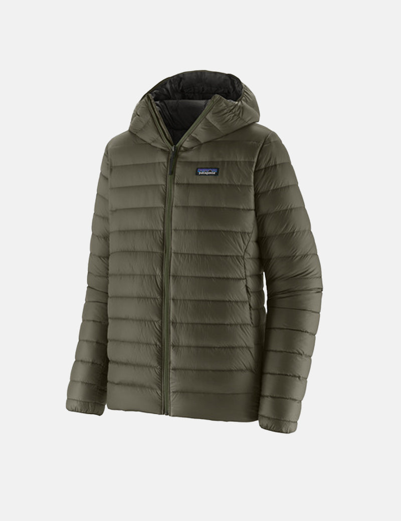 Patagonia Down Sweater Hooded Jacket - Basin Green