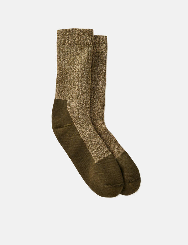 Red Wing Deep Toe Cap Socks - Olive Green