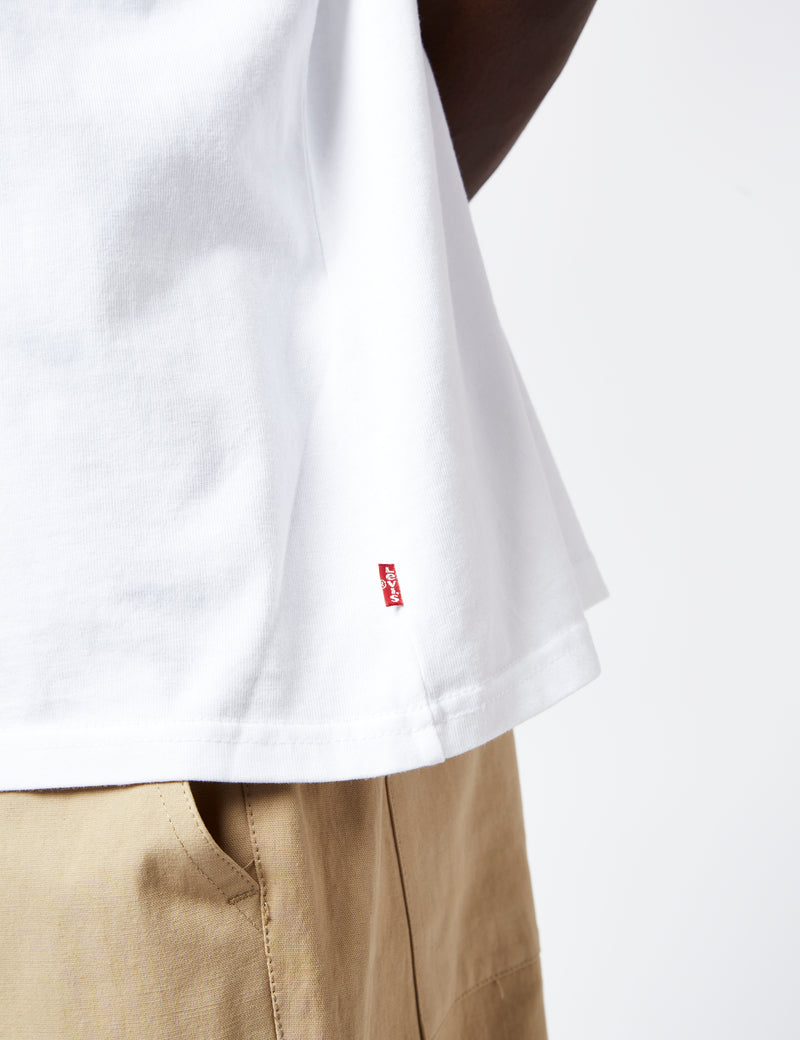 Levis The Half Sleeve T-Shirt - Bright White