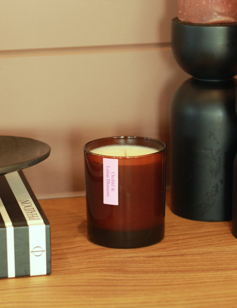 Article. Soy Candle UK Hand Poured - Orchid & Lotus