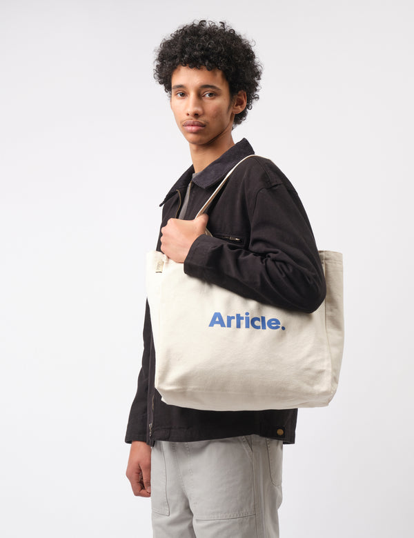 Article Organic Heavy Canvas Tote Bag - Ecru