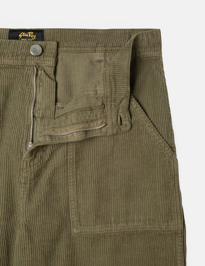 Stan Ray Fat Pant (Loose/Cord) - Olive Green