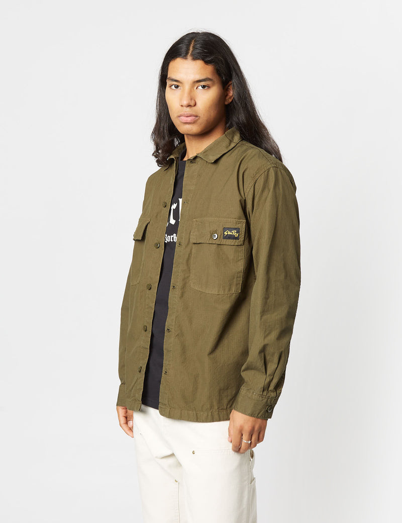 Stan Ray CPO Shirt (Ripstop) - Olive Green