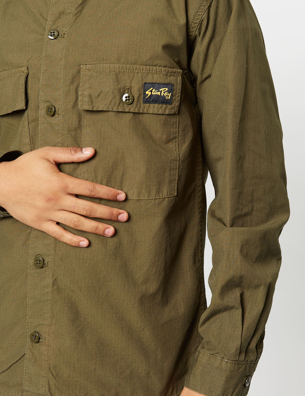 Stan Ray CPO Shirt (Ripstop) - Olive Green