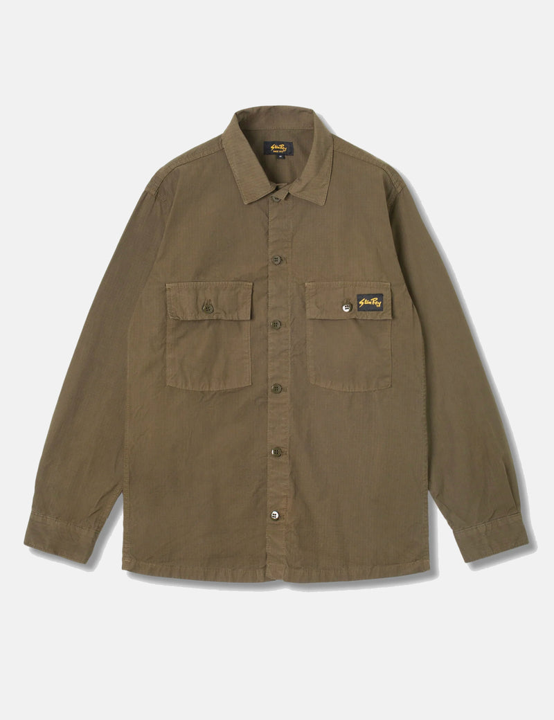 Stan Ray CPO Shirt (Ripstop) - Olive Green