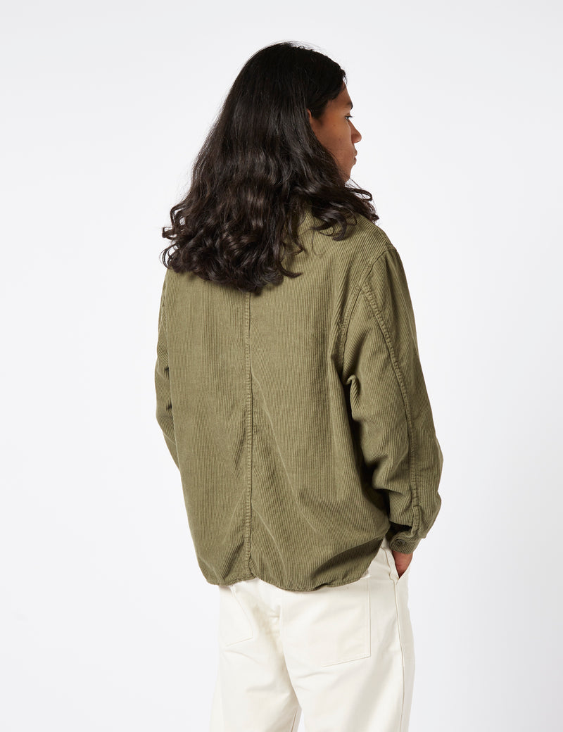 Stan Ray Painters Shirt (Cord) - Olive Green