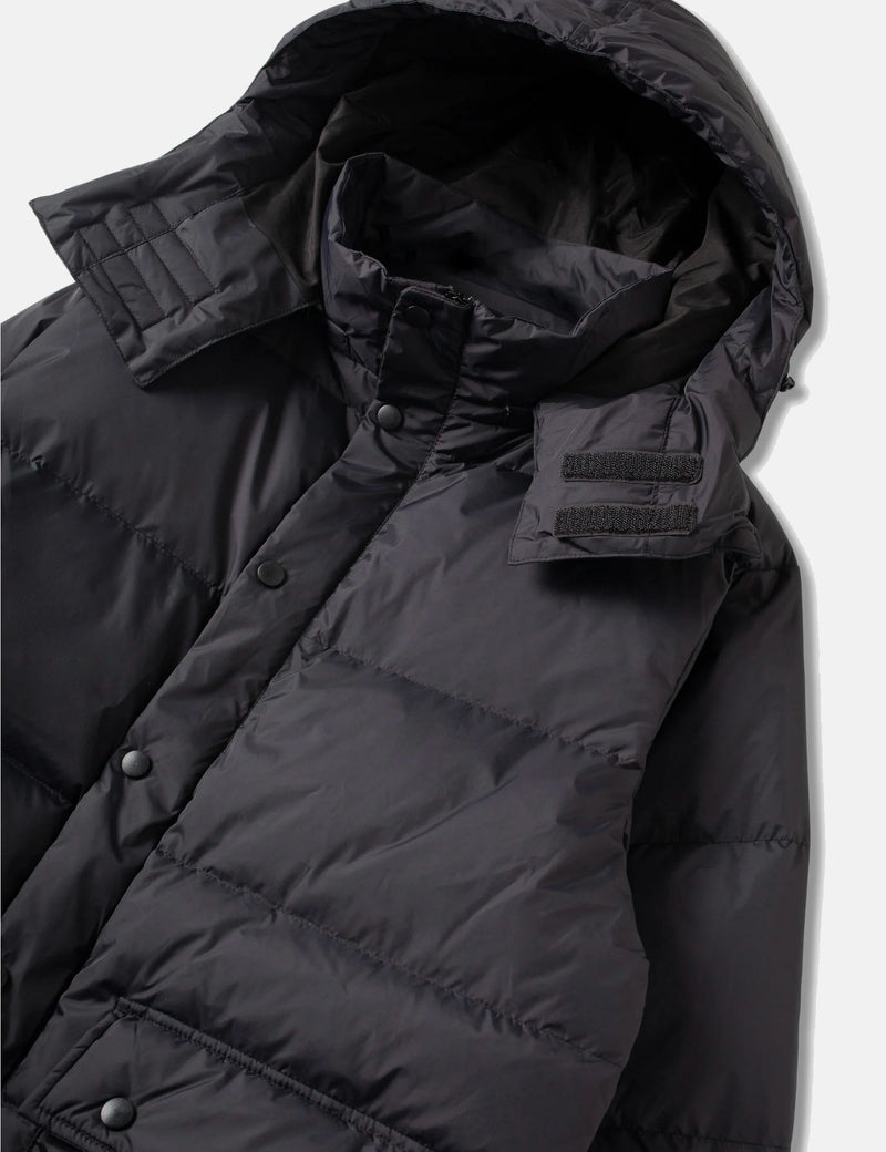 Stan Ray Down Jacket (Removable Hood) - Black