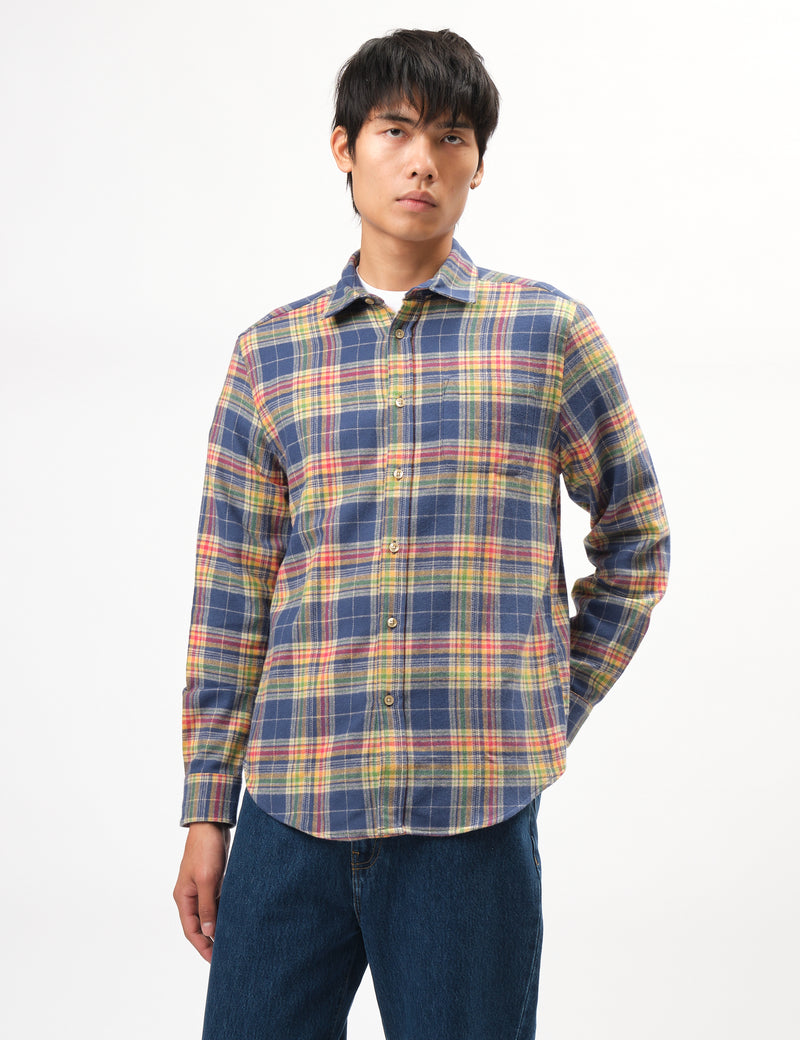 Portuguese Flannel Olissipo Shirt - Blue