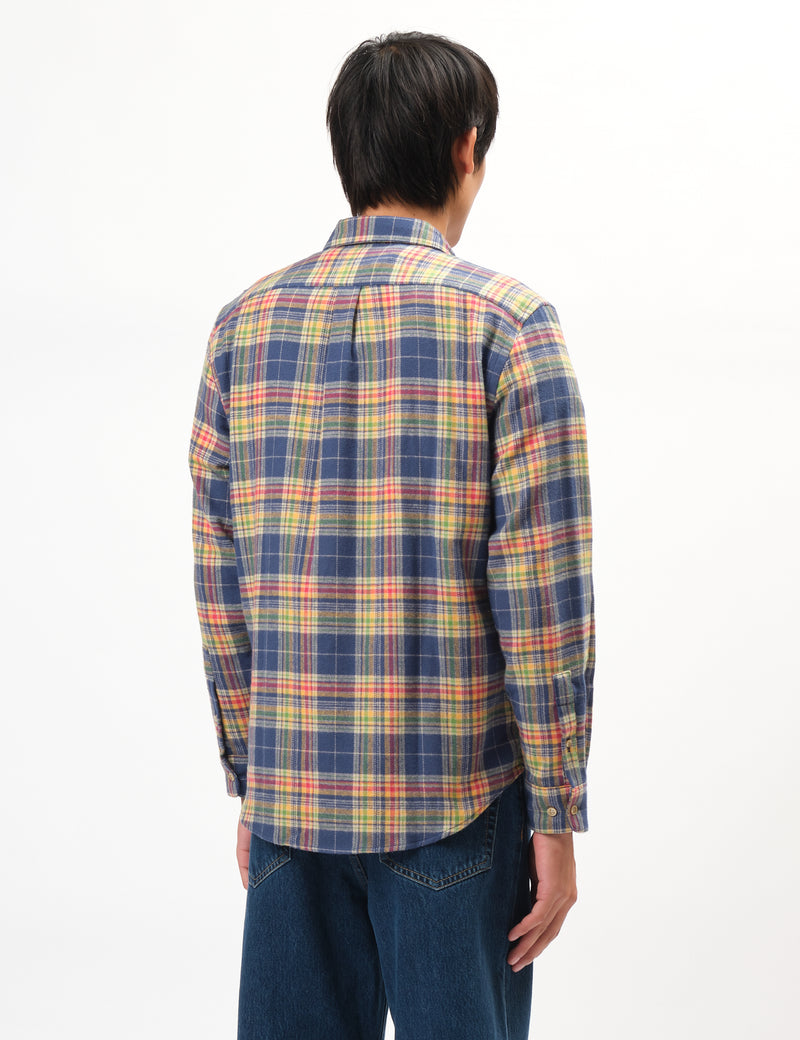 Portuguese Flannel Olissipo Shirt - Blue