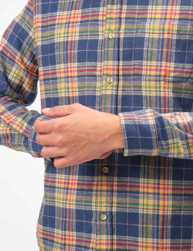 Portuguese Flannel Olissipo Shirt - Blue