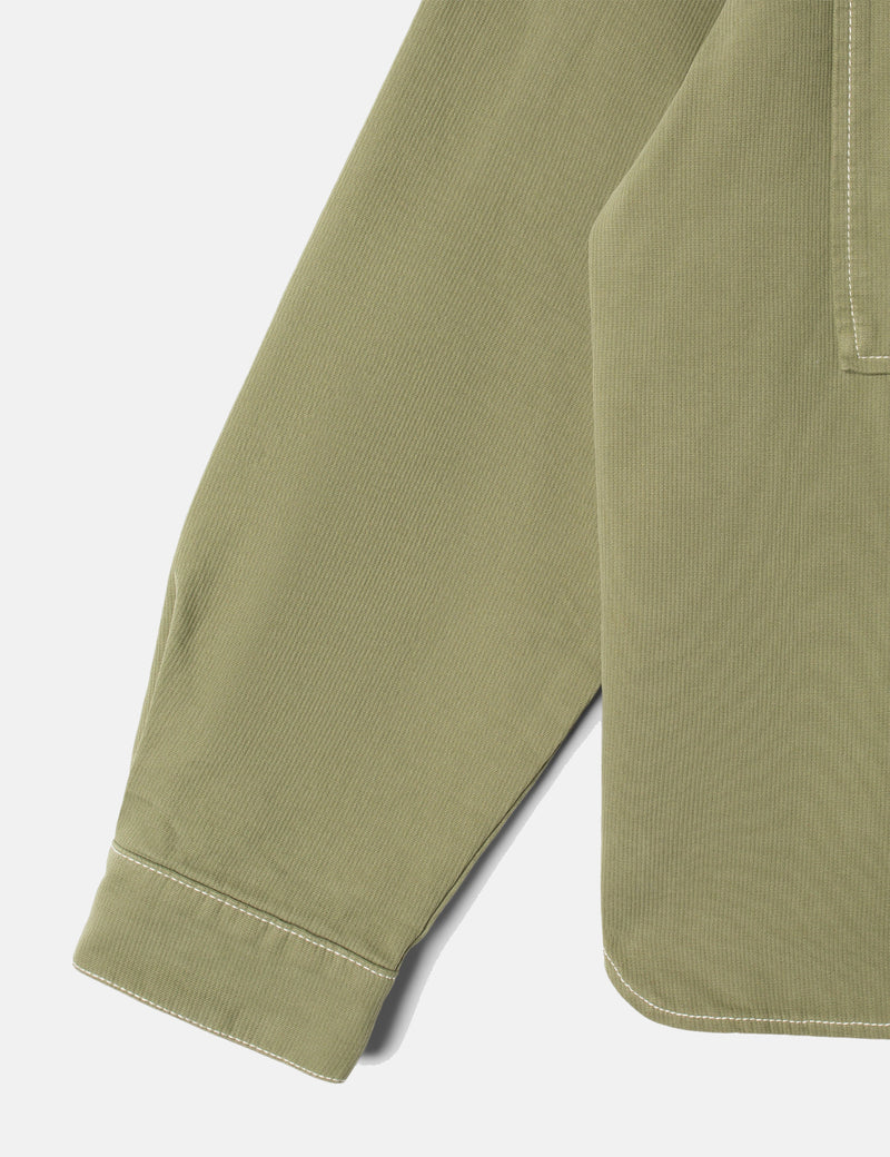 Stan Ray Painters Pop Over Shirt (Bedford Cord) - Olive Green