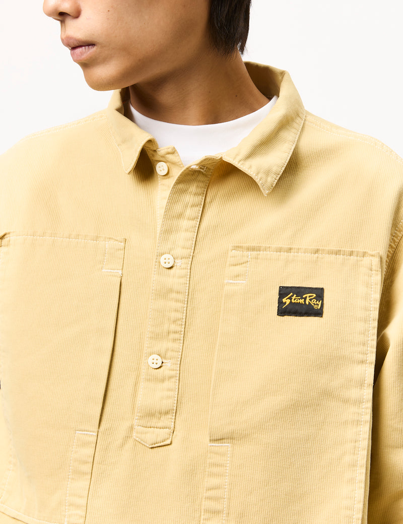 Stan Ray Painters Pop Over Shirt (Bedford Cord) - Khaki