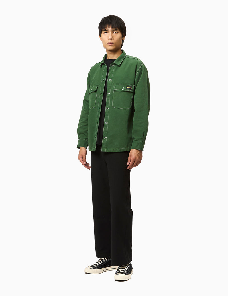 Stan Ray CPO Shirt (Bedford Cord) - Racing Green