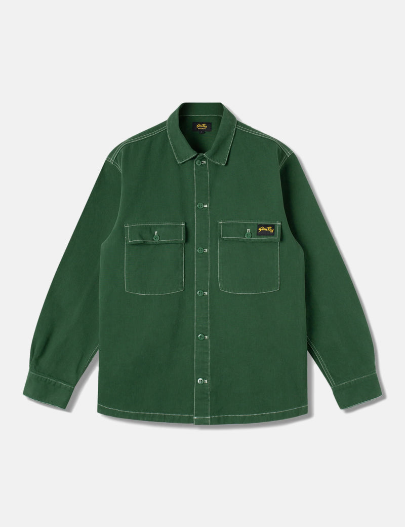 Stan Ray CPO Shirt (Bedford Cord) - Racing Green